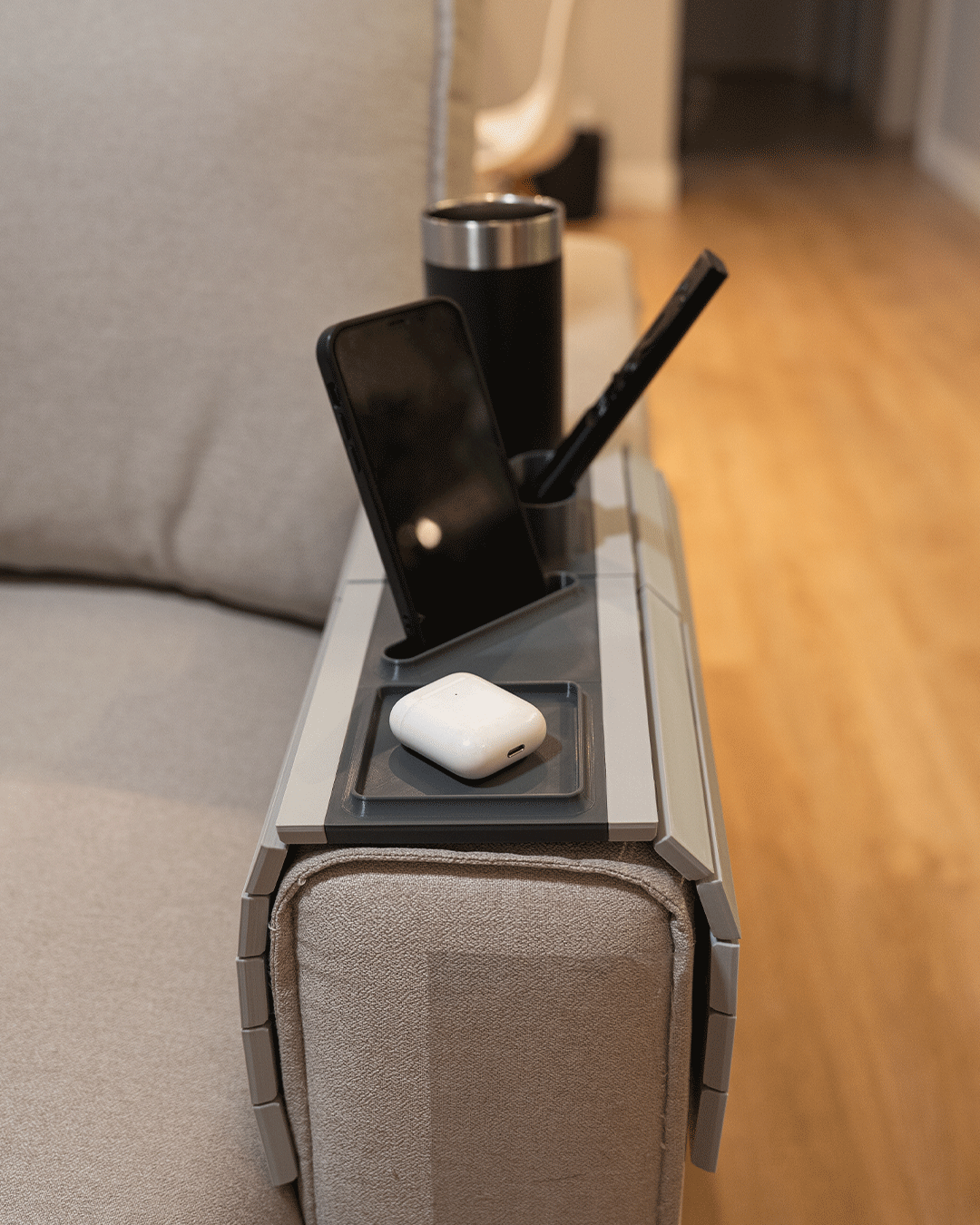 "All In" Couch Arm Tray