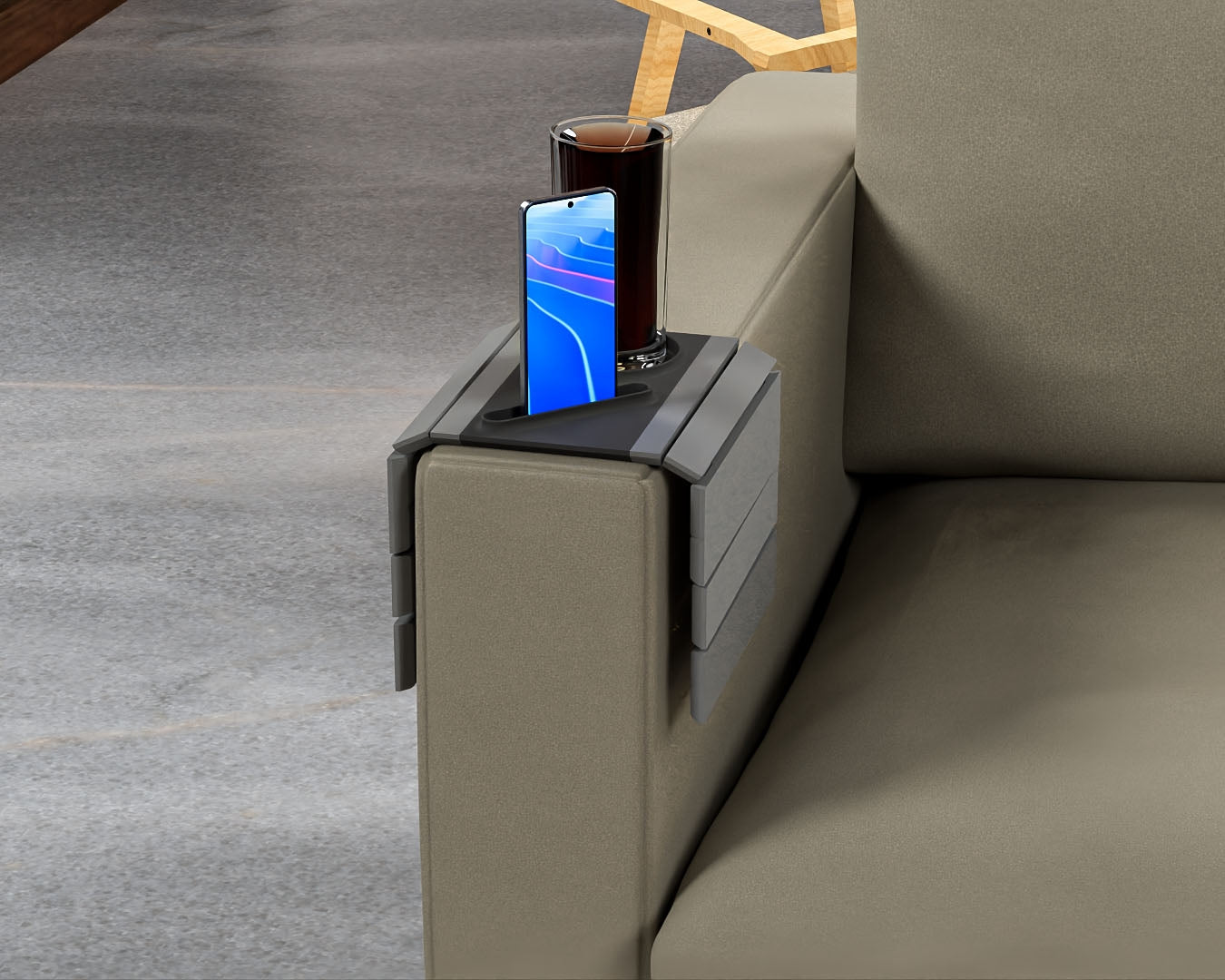 First Stop Couch Arm Tray