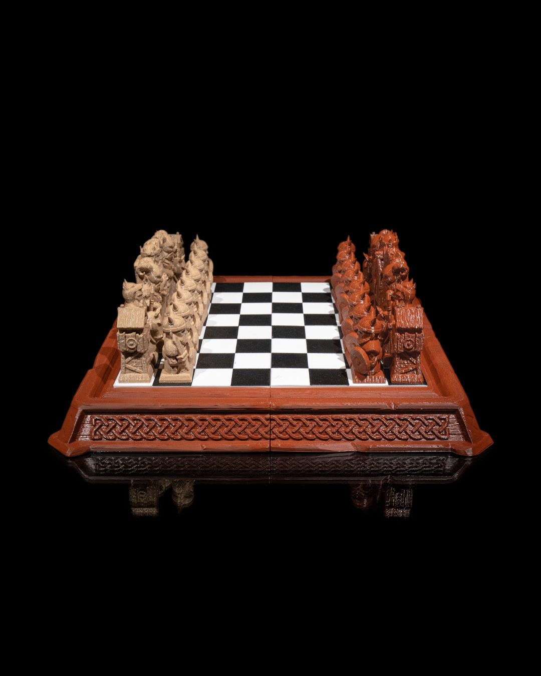 Chess Board Sets Heavenly, Hellish And Viking