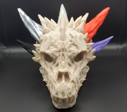 Dragon Skull with Interchangeable Horns