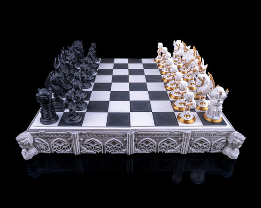 Chess Board Sets Heavenly, Hellish And Viking