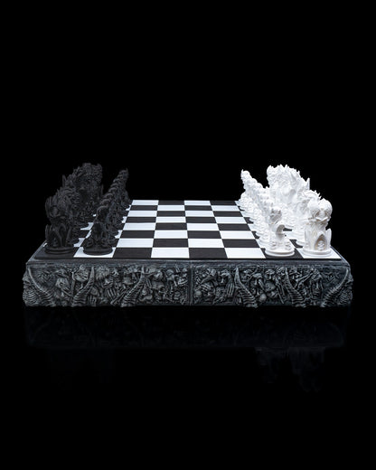 Chess Board Sets Heavenly, Hellish And Viking