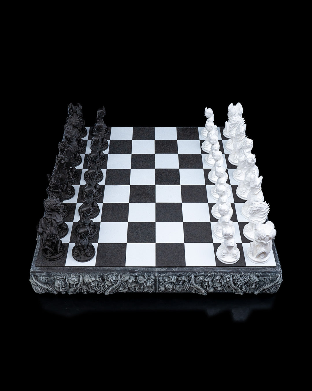 Chess Board Sets Heavenly, Hellish And Viking