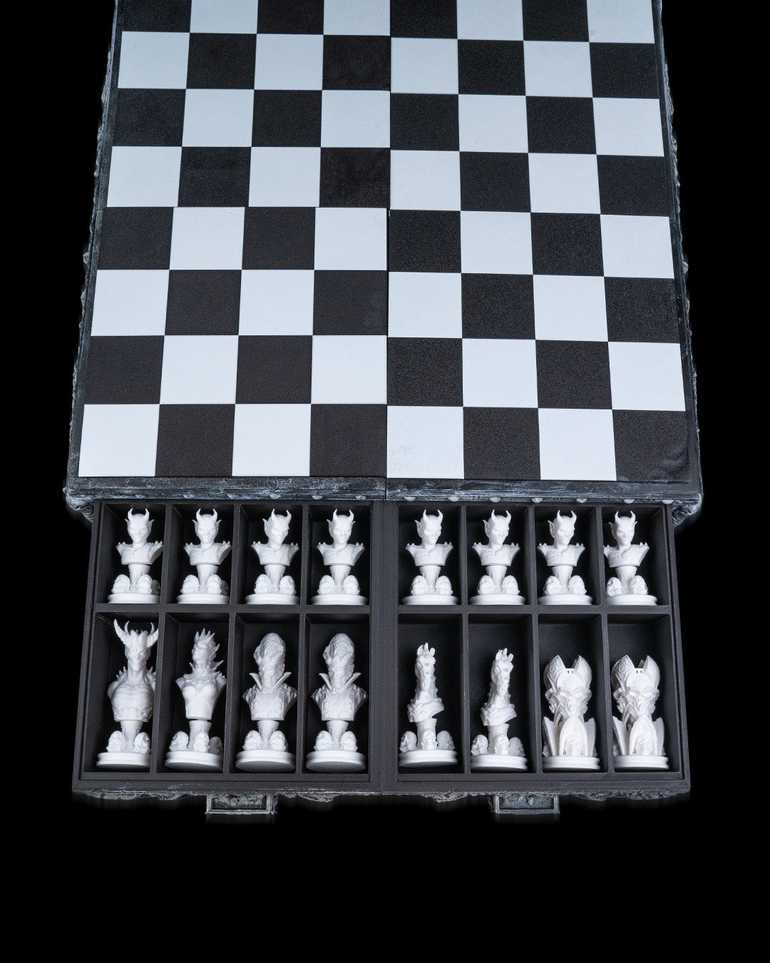 Chess Board Sets Heavenly, Hellish And Viking
