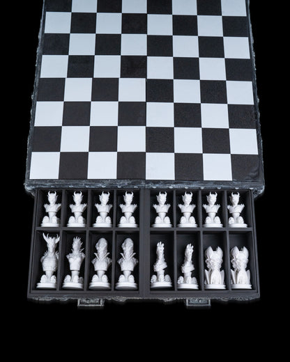 Chess Board Sets Heavenly, Hellish And Viking