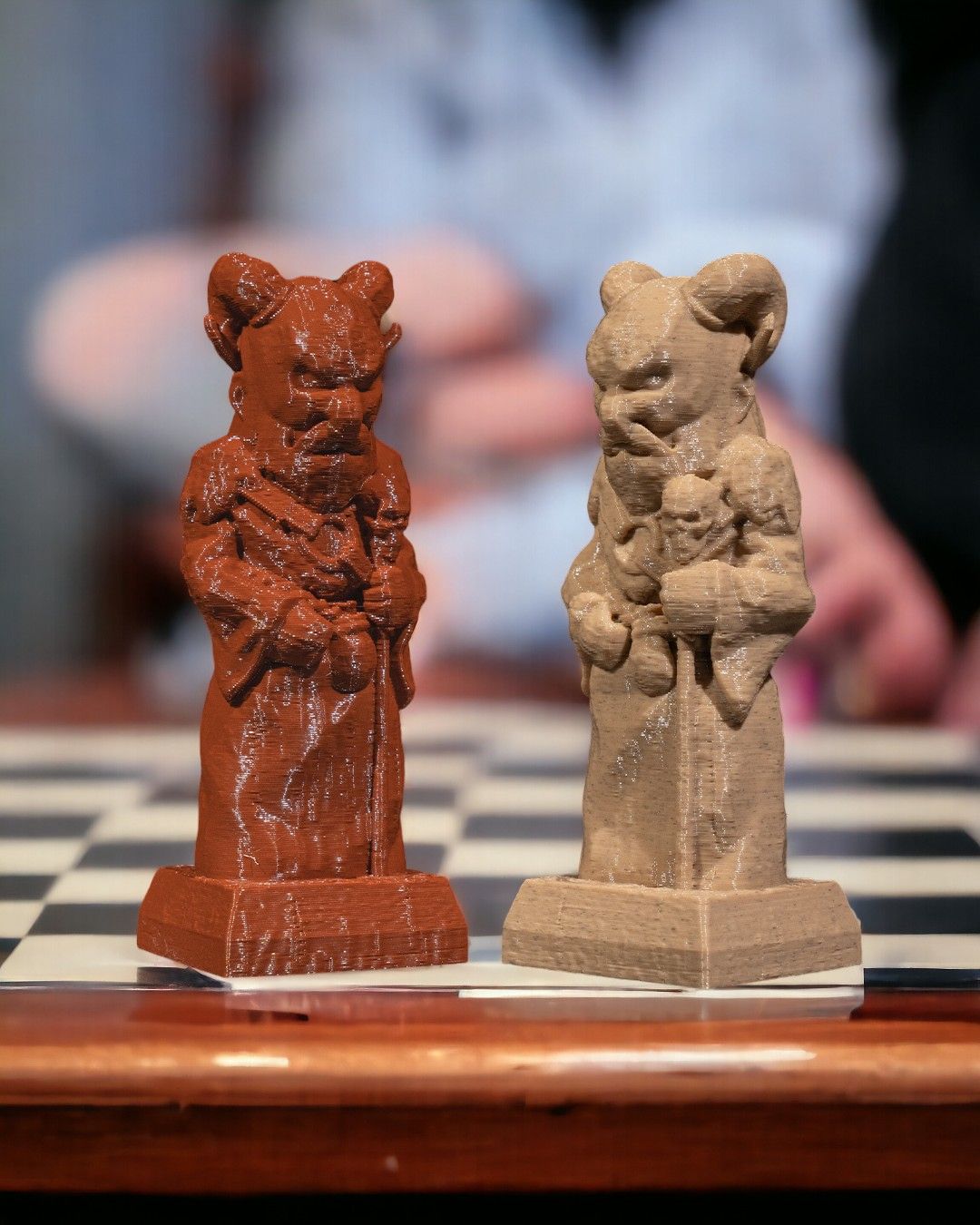 Chess Pieces Resin and 3D Print- Heavenly, Hellish, Dwarven, Greek, Orc, Viking