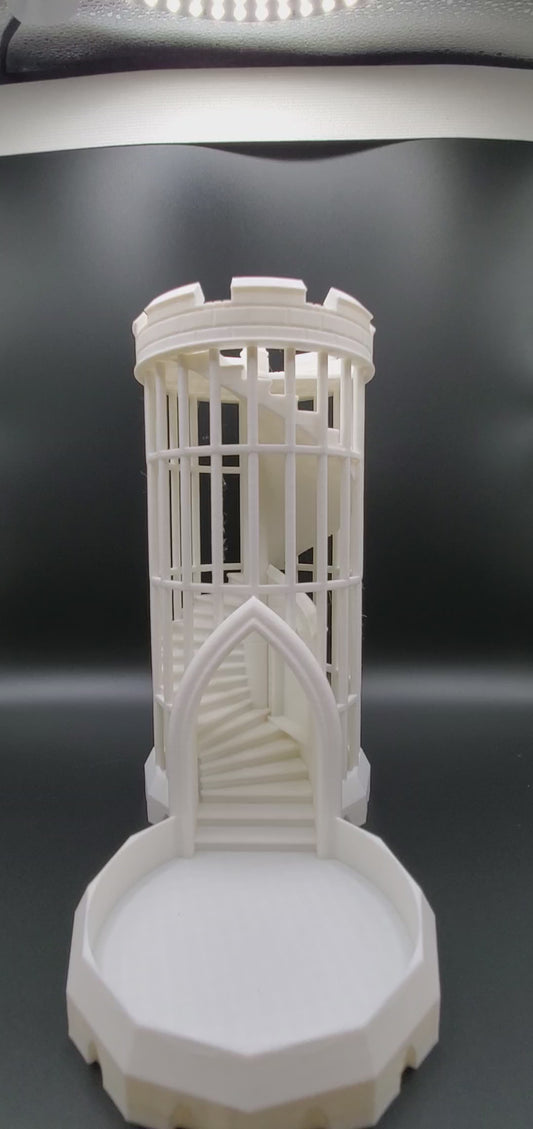 Caged Dice Tower
